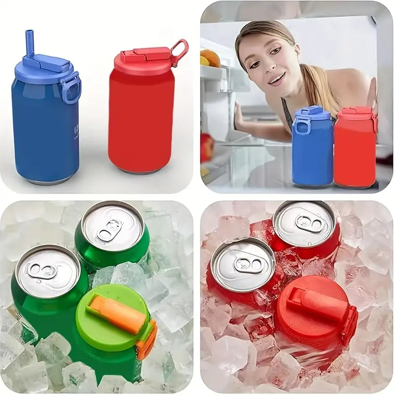 Portable Soda Silicone Straw