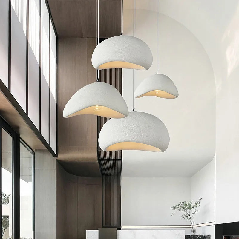 Nordic Living Room Oval Resin Chandelier Lamp