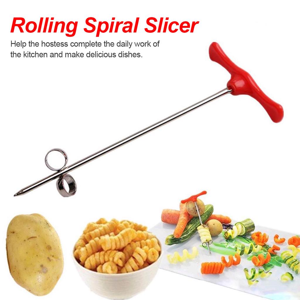All-in-One Spiral Vegetable Slicer – Manual Twister for Fries & Salads