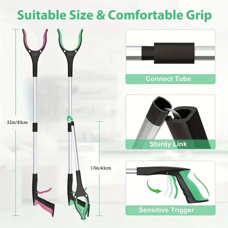 Foldable Litter Picker Grabber Tool