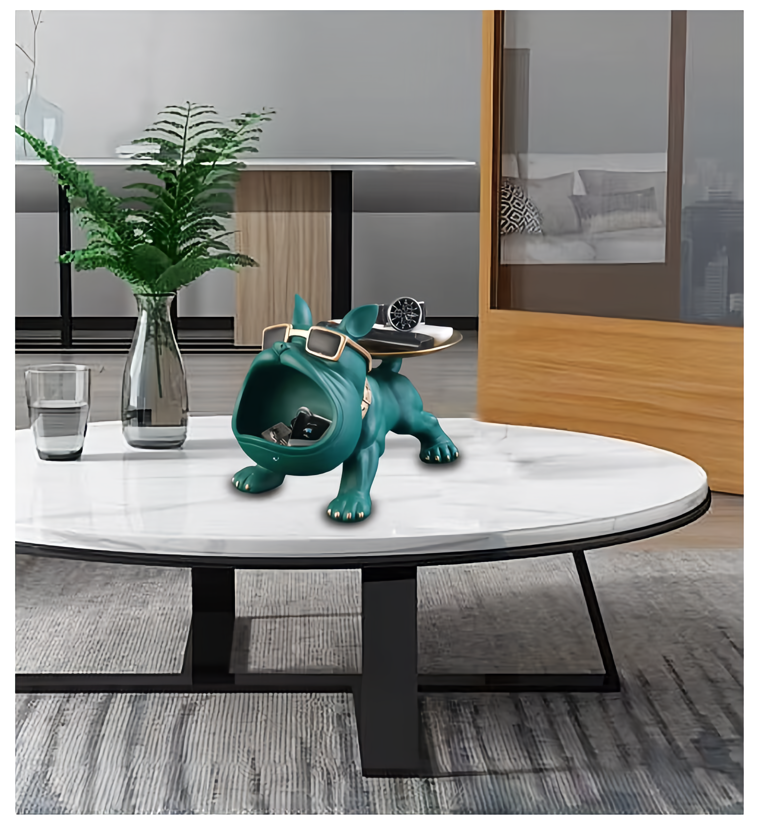 Bulldog Storage Bin and Tray – Functional Décor with Personality