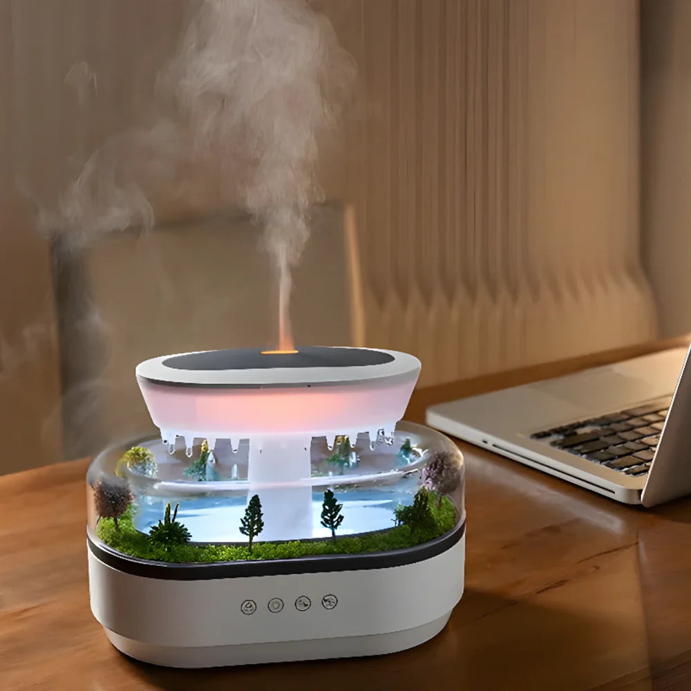Raindrop LED Plant Landscape Humidifier & Diffuser