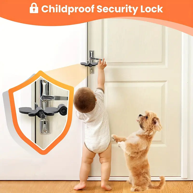 Safe Guard Portable Door Lock & Personal Alarm for Travel & Home