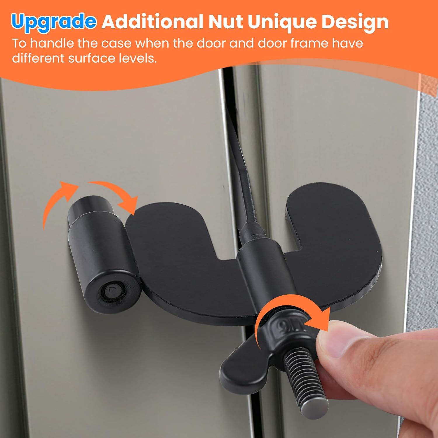 Safe Guard Portable Door Lock & Personal Alarm for Travel & Home