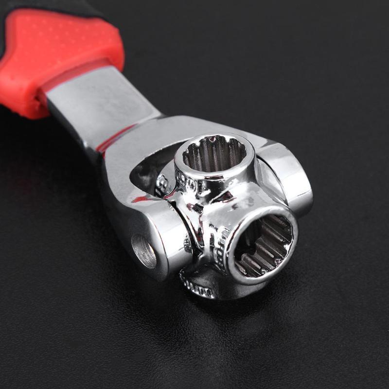 48-in-1 Universal Socket Wrench – Multifunction Tool with 360° Rotating Head for Home & Car Repair