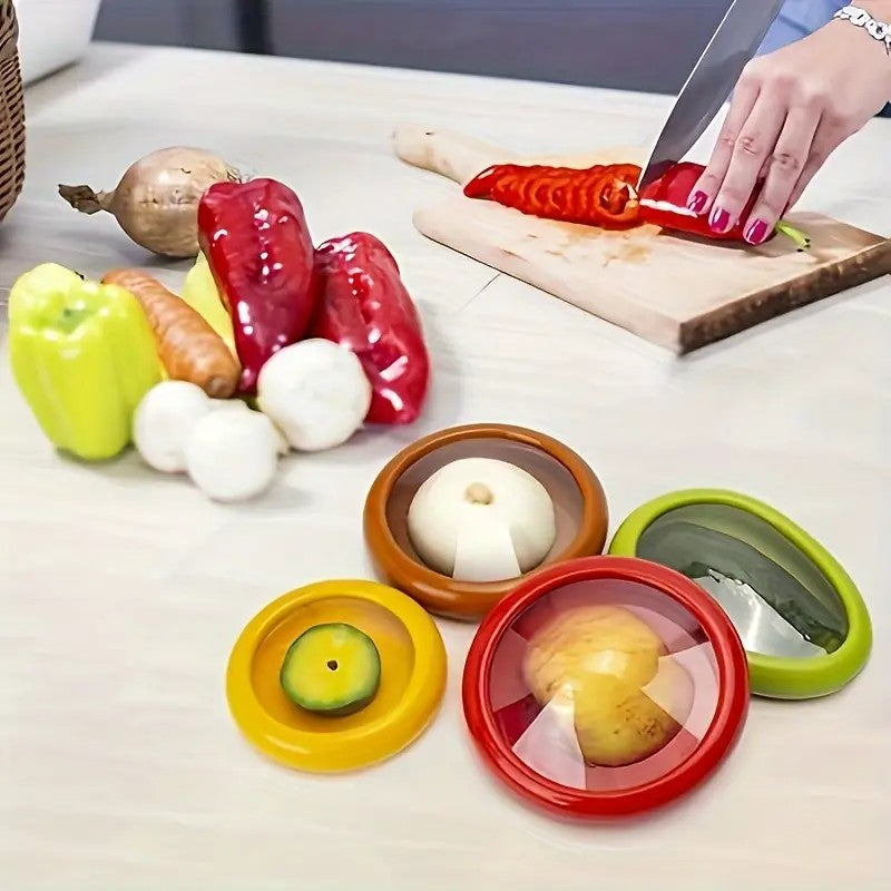 Reusable Fruit & Vegetable Containers – Space-Saving Fridge Storage Set