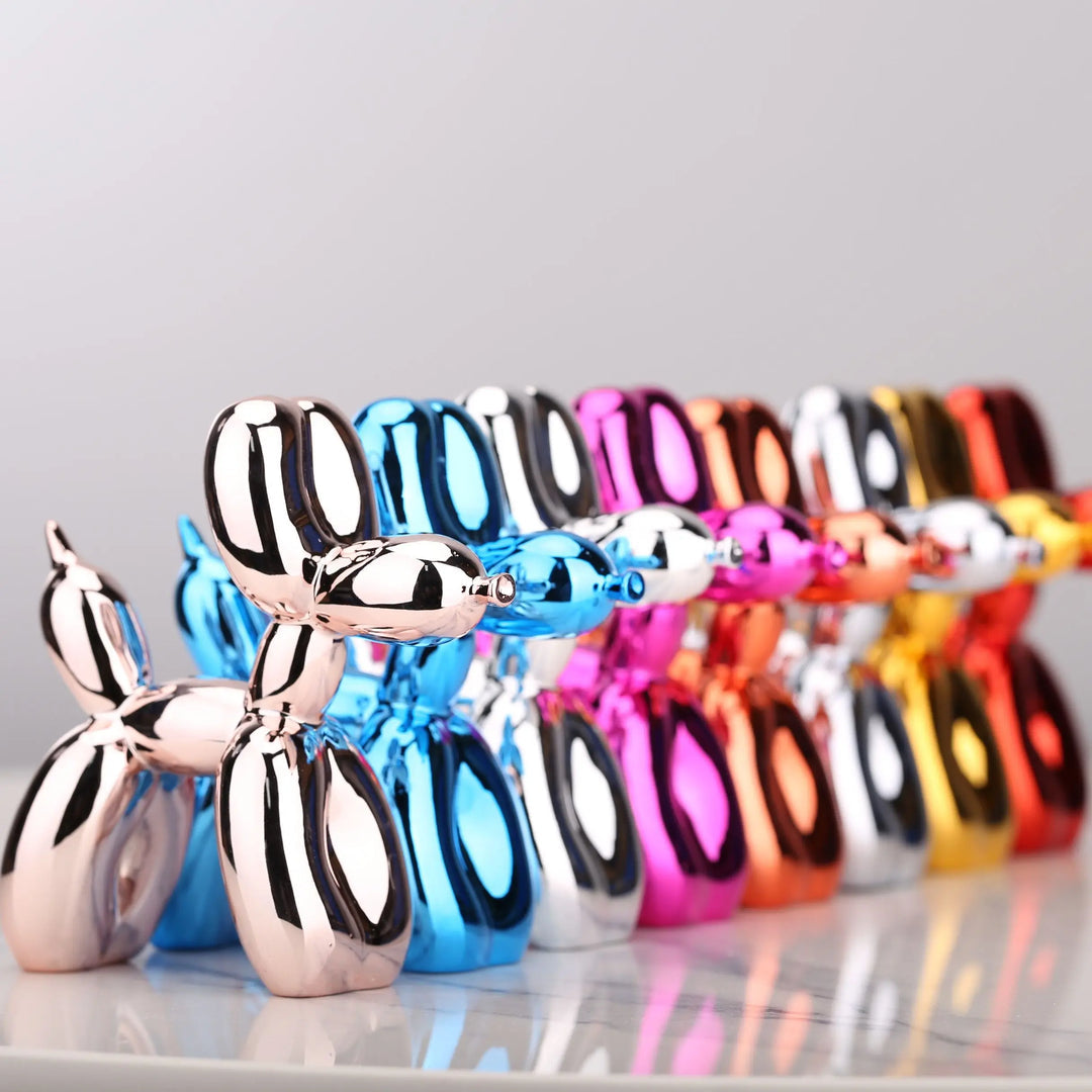 Resin Balloon Dog Statue Figurine