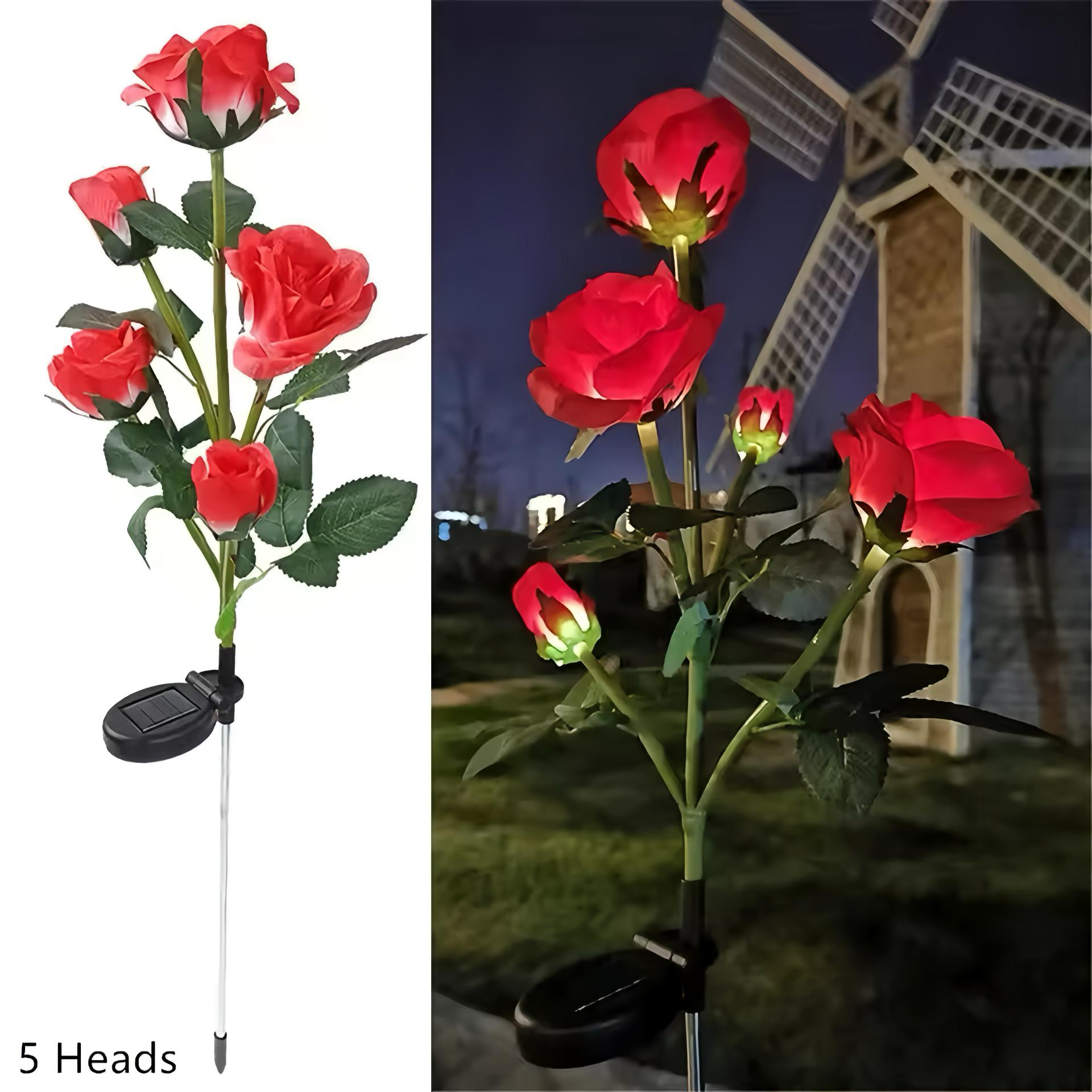 Solar Rose Garden Lights