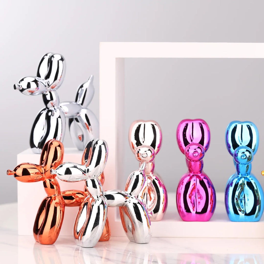 Resin Balloon Dog Statue Figurine