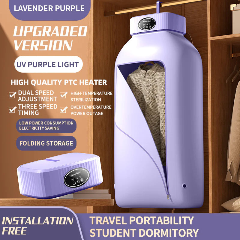 Portable Electric Clothes Dryer – Foldable & Fast Drying