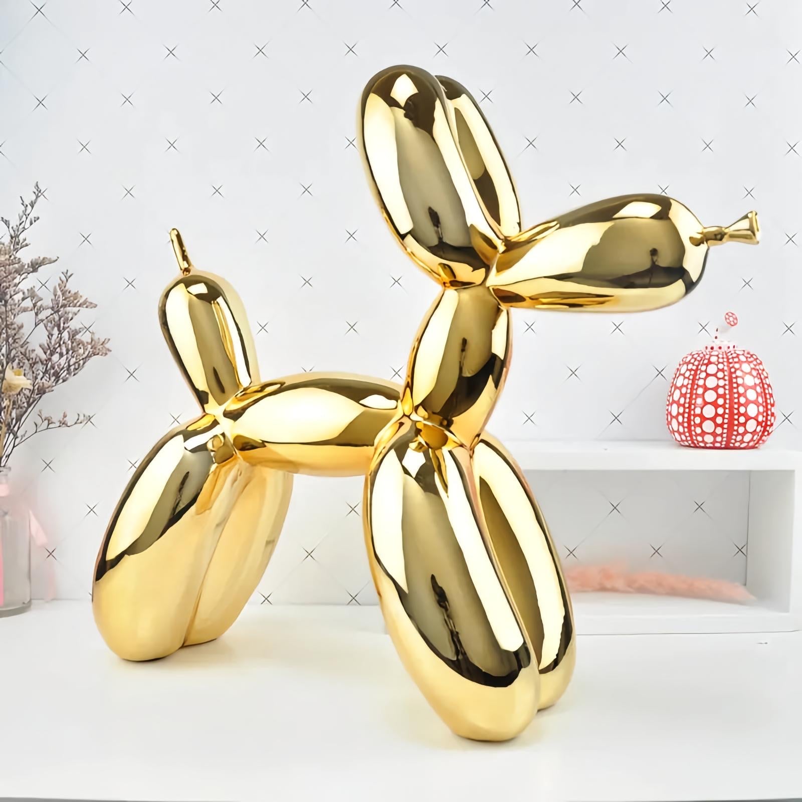Resin Balloon Dog Statue Figurine