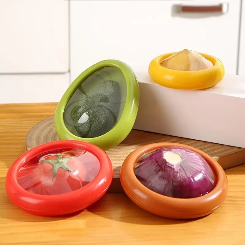 Reusable Fruit & Vegetable Containers – Space-Saving Fridge Storage Set