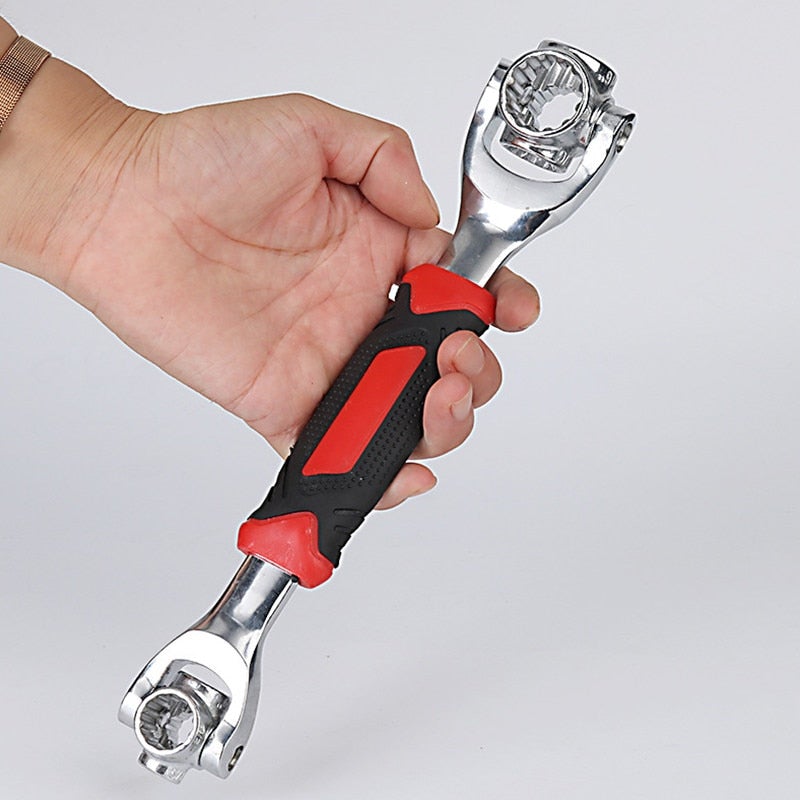 48-in-1 Universal Socket Wrench – Multifunction Tool with 360° Rotating Head for Home & Car Repair