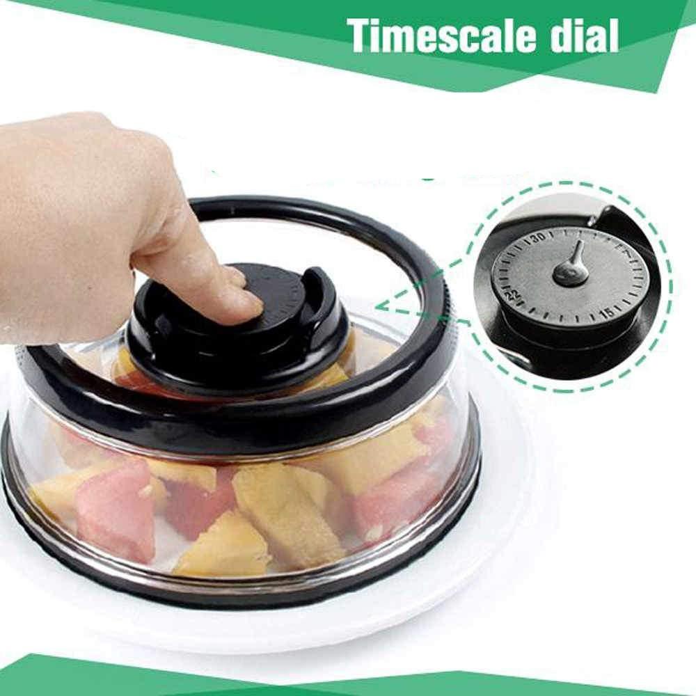 Vacuum Food Seal Cover With Time Scale - Freshness Keeper for Leftovers & Produce