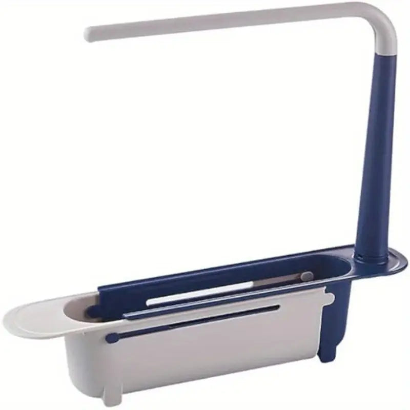 Telescopic Sink Storage Rack Kitchen Organizer Soap Sponge Holder