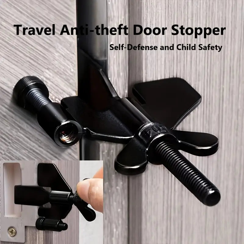 Safe Guard Portable Door Lock & Personal Alarm for Travel & Home