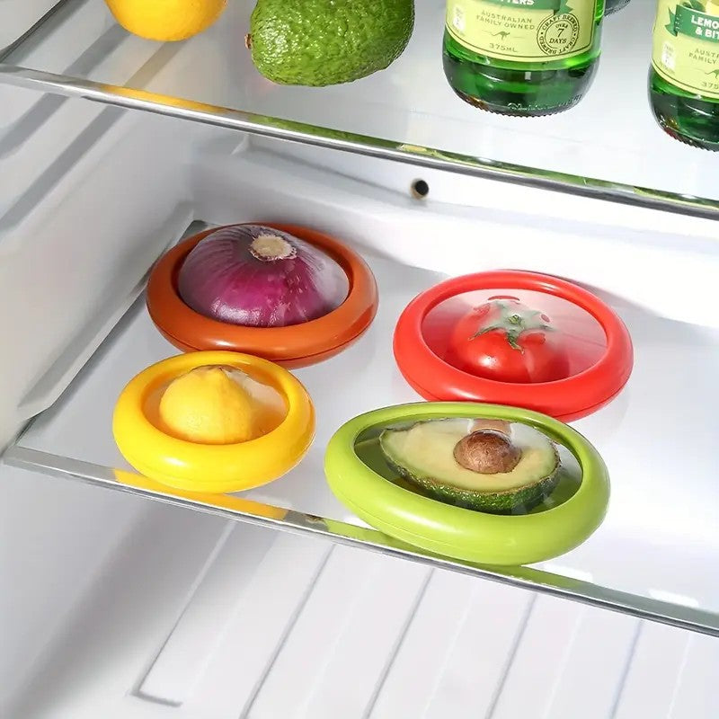 Reusable Fruit & Vegetable Containers – Space-Saving Fridge Storage Set