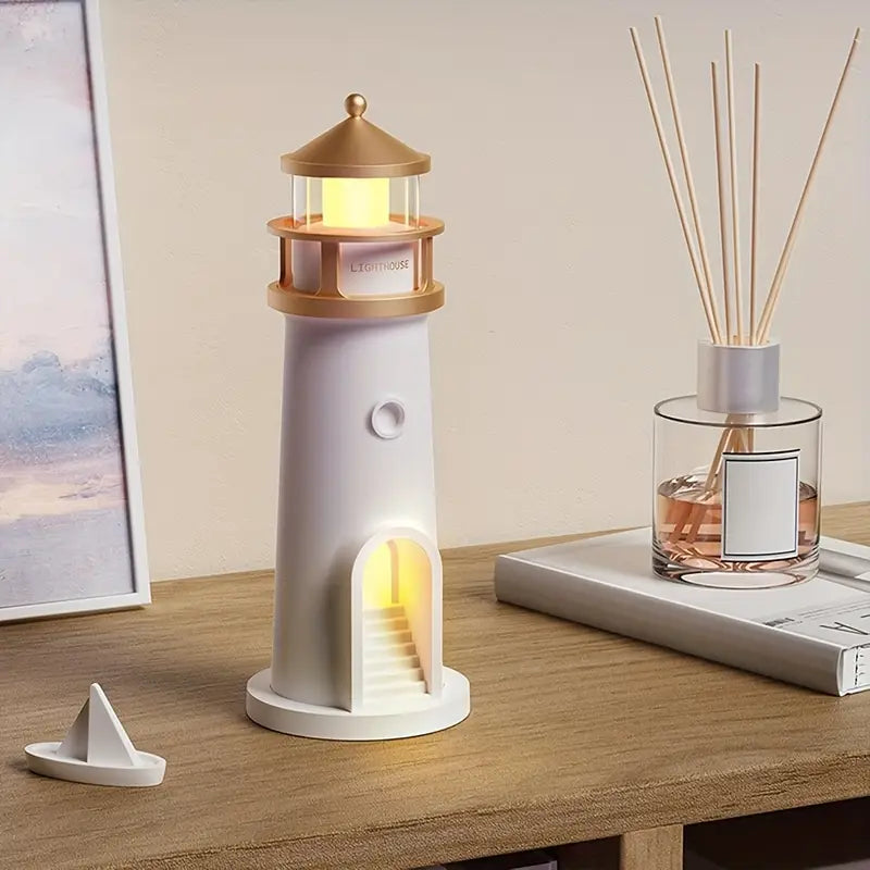 Moon Projection Lighthouse Night Light