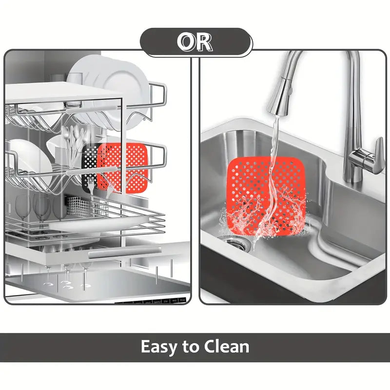 Reusable Silicone Baking Pan for Air Fryer (Square/Round)