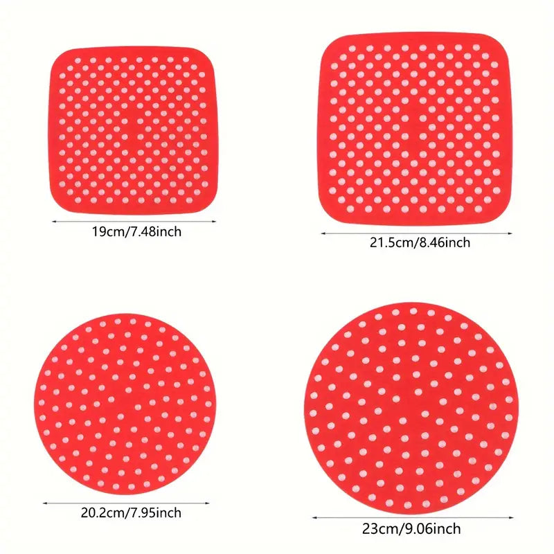 Reusable Silicone Baking Pan for Air Fryer (Square/Round)