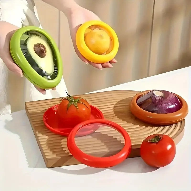 Reusable Fruit & Vegetable Containers – Space-Saving Fridge Storage Set