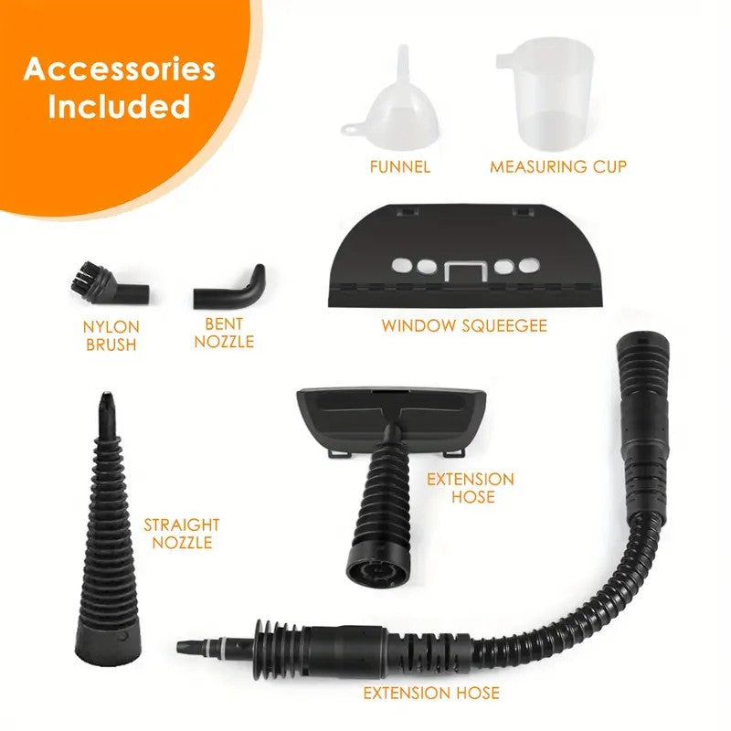 High-Pressure Handheld Steam Cleaner – Deep, Chemical-Free Multipurpose Cleaning