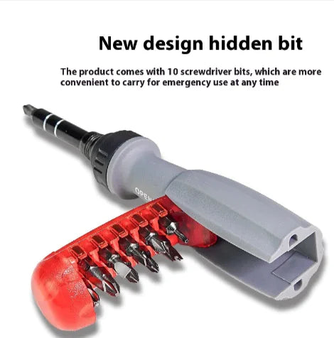 10 in 1 Multi-Angle Ratchet Screwdriver