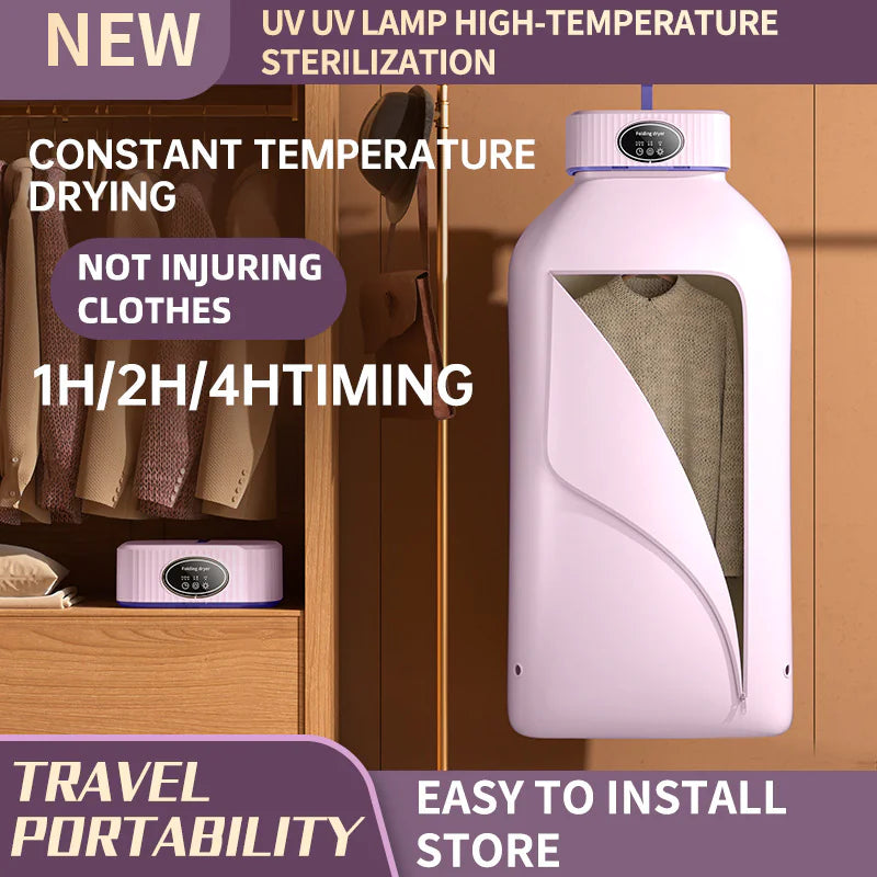 Portable Electric Clothes Dryer – Foldable & Fast Drying
