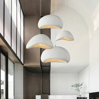 Nordic Living Room Oval Resin Chandelier Lamp