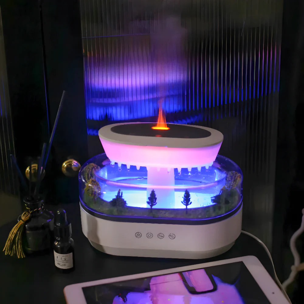 Raindrop LED Plant Landscape Humidifier &amp; Diffuser