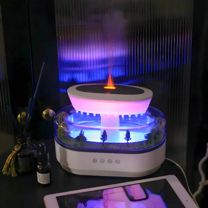 Raindrop LED Plant Landscape Humidifier &amp; Diffuser