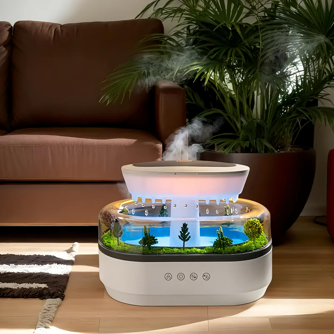 Raindrop LED Plant Landscape Humidifier &amp; Diffuser