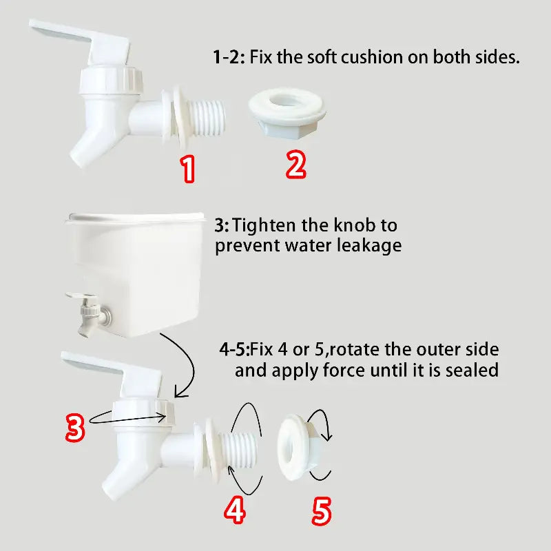 3.5L Cold Water Bucket with Faucet, Keep Your Drinks Refreshingly Cold and Delicious!