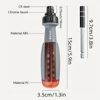 10 in 1 Multi-Angle Ratchet Screwdriver