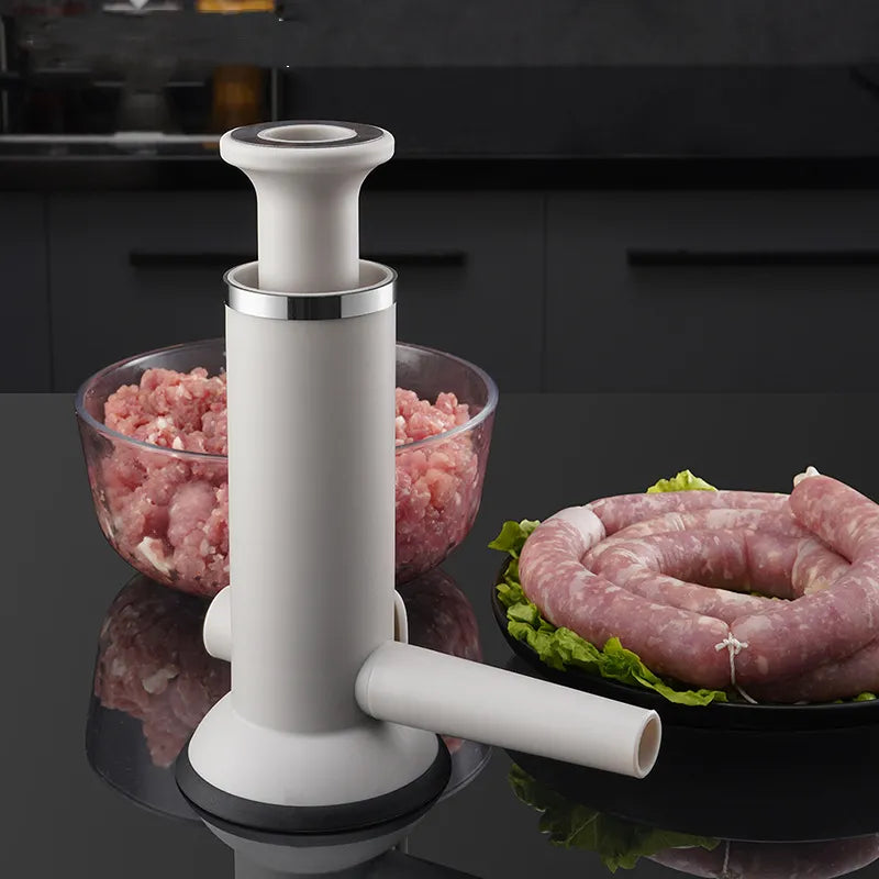 Sausage Stuffing Machine, Stainless Steel Homemade Sausage Machine Vertical Meat Stuffing Kitchen Machine for Meat Shrimp