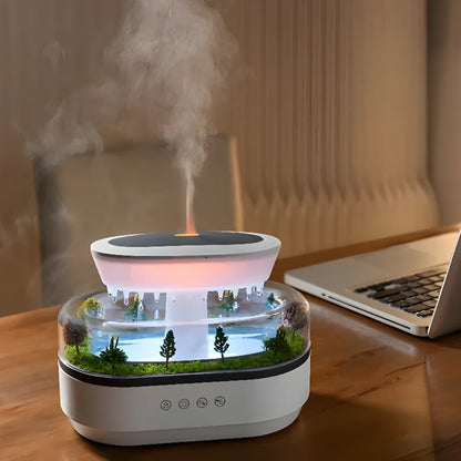 Raindrop LED Plant Landscape Humidifier &amp; Diffuser