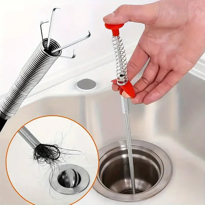Flexible Bendable Grabber Tool with 4 Claws – Drain Clog Remover for Kitchen Sinks, Toilets, and Home Use