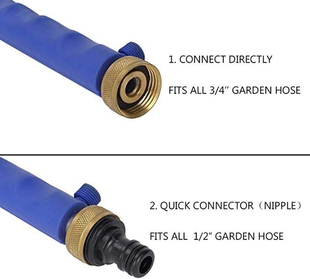 High-Pressure Water Spray Gun with Hose and Adjustable Nozzle for Car and Garden Cleaning