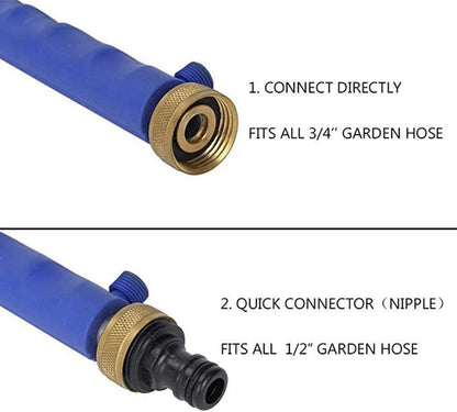 High-Pressure Water Spray Gun with Hose and Adjustable Nozzle for Car and Garden Cleaning