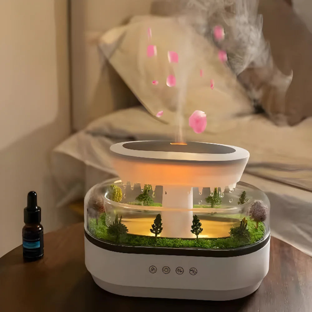Raindrop LED Plant Landscape Humidifier &amp; Diffuser