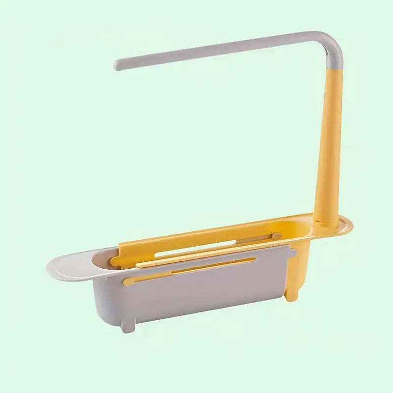 Telescopic Sink Storage Rack Kitchen Organizer Soap Sponge Holder