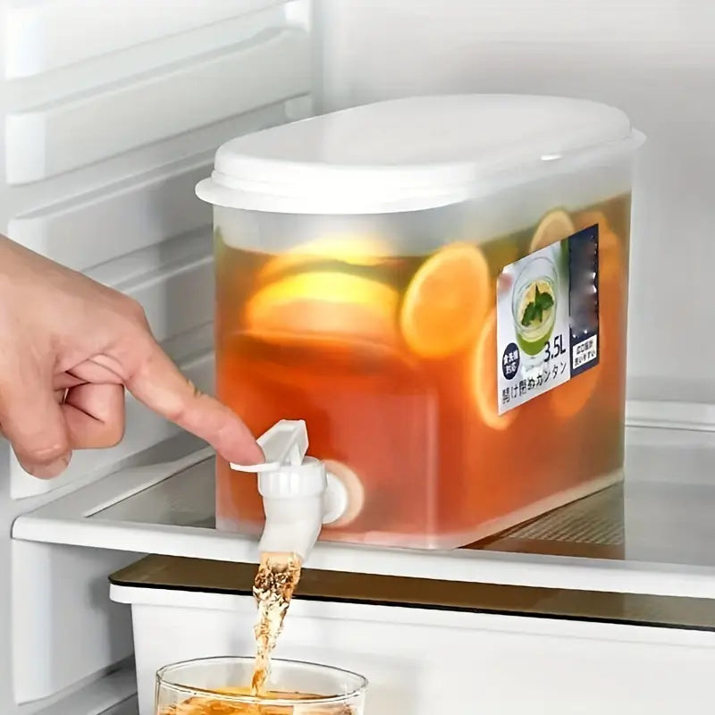 3.5L Cold Water Bucket with Faucet, Keep Your Drinks Refreshingly Cold and Delicious!