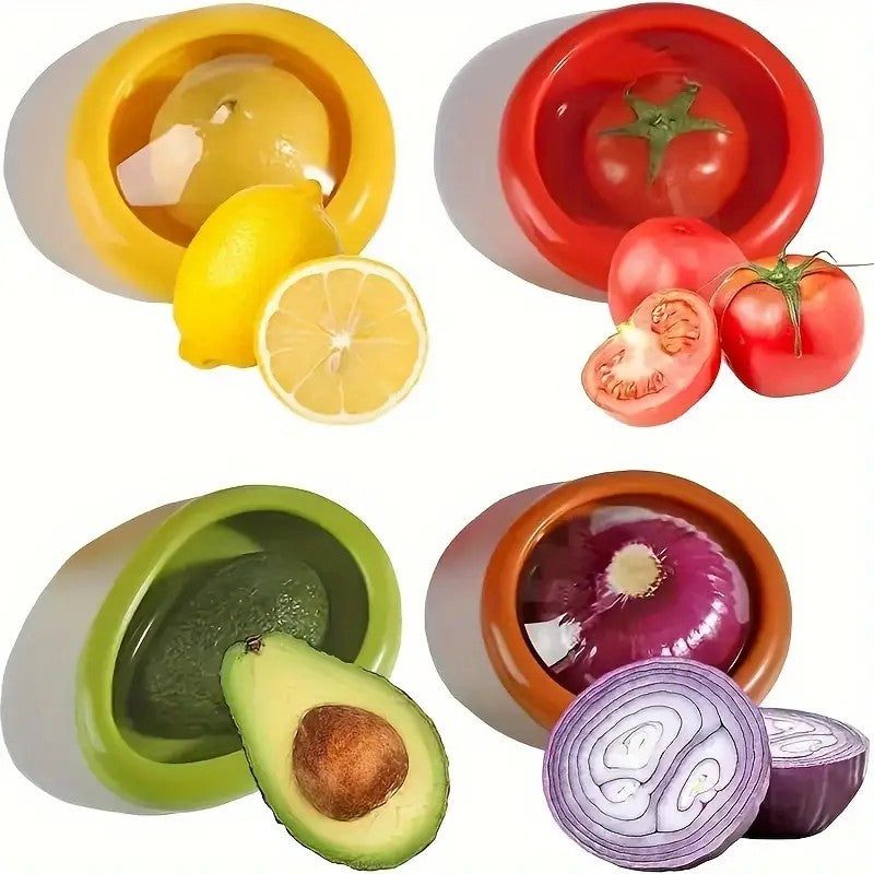Reusable Fruit &amp; Vegetable Containers – Space-Saving Fridge Storage Set