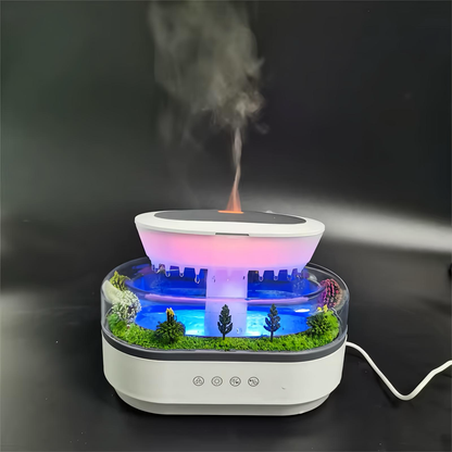 Raindrop LED Plant Landscape Humidifier &amp; Diffuser