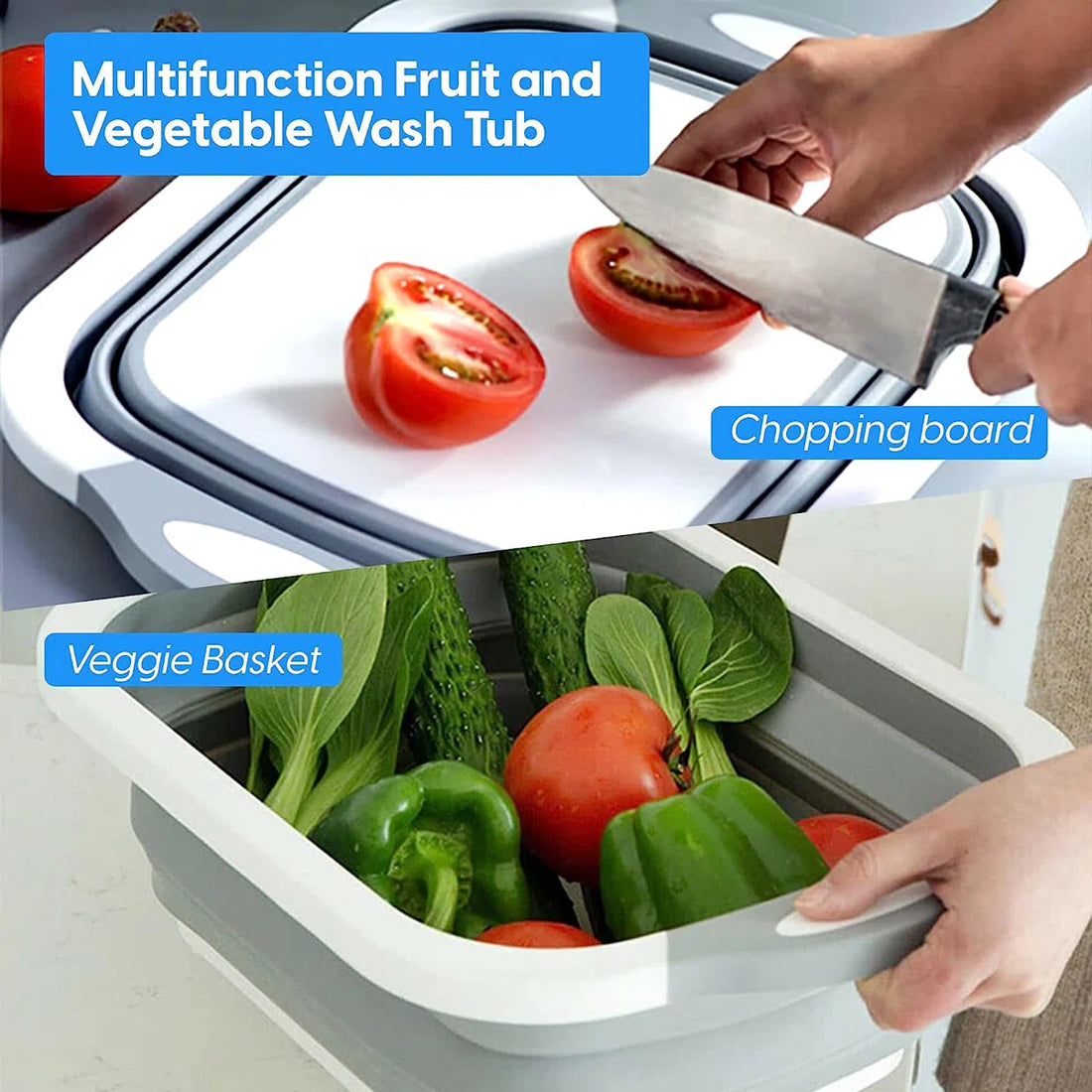 Multifunctional Folding Kitchen Sink Chopping Board