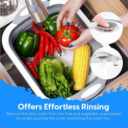 Multifunctional Folding Kitchen Sink Chopping Board