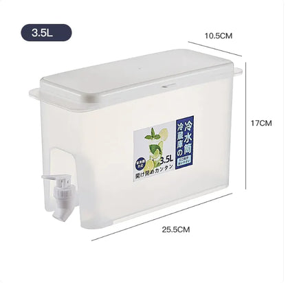 3.5L Cold Water Bucket with Faucet, Keep Your Drinks Refreshingly Cold and Delicious!