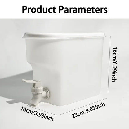 3.5L Cold Water Bucket with Faucet, Keep Your Drinks Refreshingly Cold and Delicious!