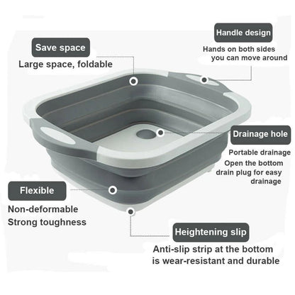 Multifunctional Folding Kitchen Sink Chopping Board