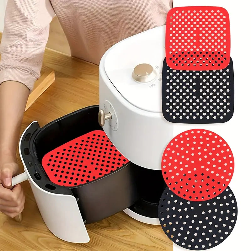 Reusable Silicone Baking Pan for Air Fryer (Square/Round)
